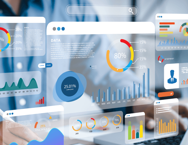 Holographic image of graphs and charts